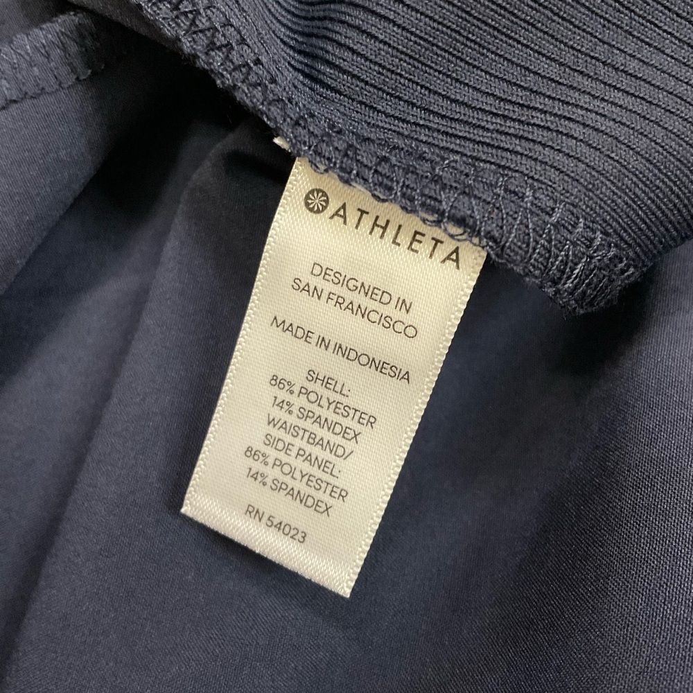 Athleta Brooklyn Ankle Pants In Navy Size 16 - Picture 5 of 6